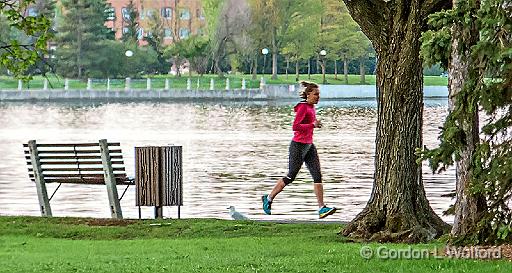 Dow's Lake Jogger_P1120015.jpg - Photographed along the Rideau Canal Waterway at Ottawa, Ontario, Canada.